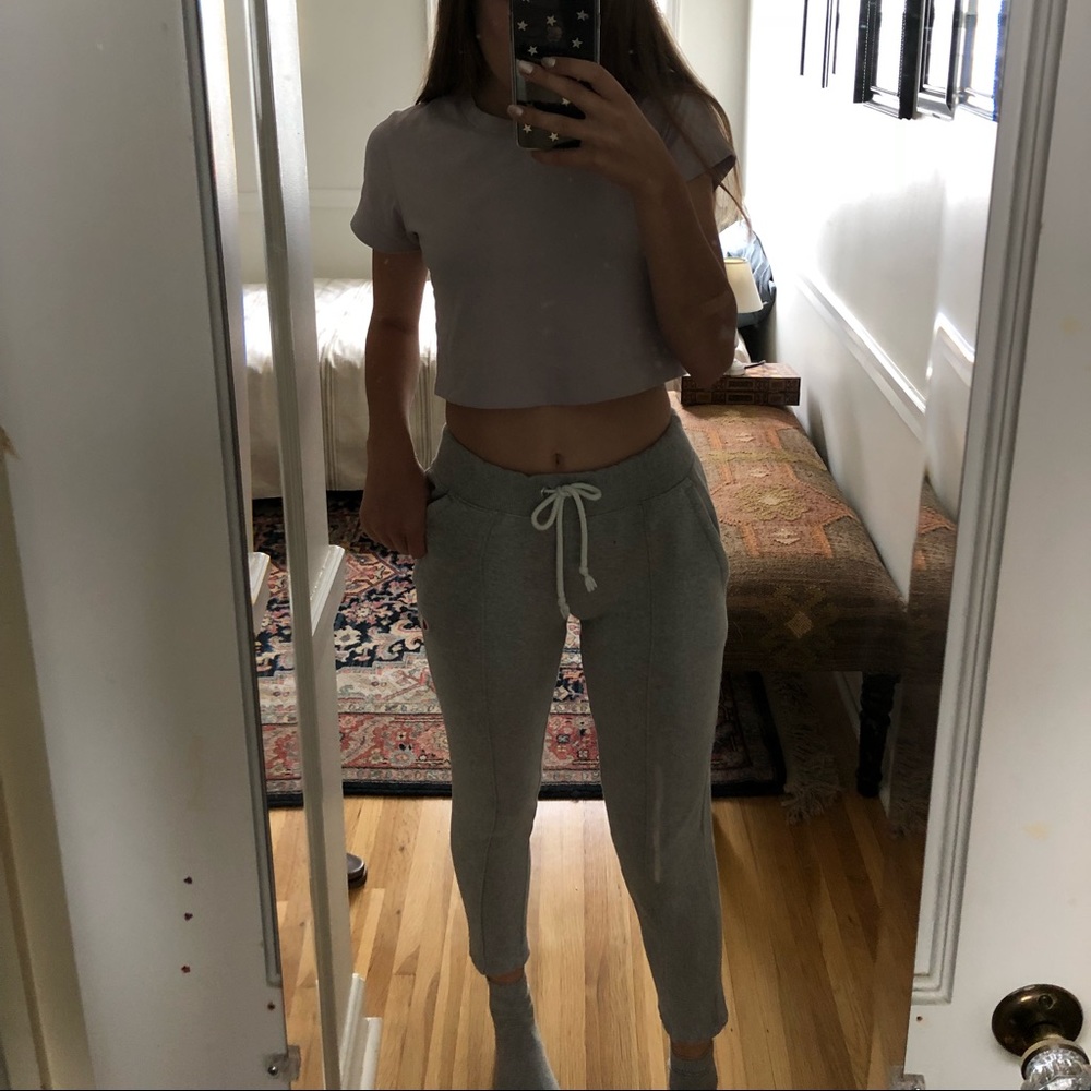 Grey champion joggers